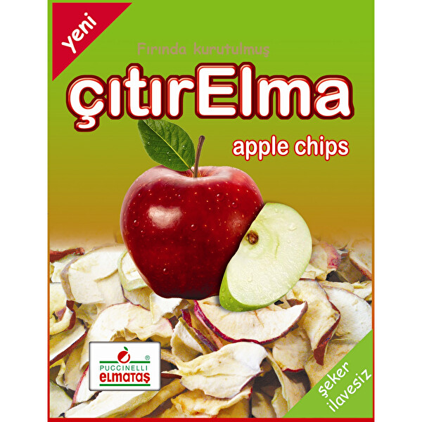 Puccinelli Elmataş Çıtır Elma 50 Gr