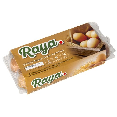 Raya Gezen Tavuk Yumurtası M 53-62 Gr 10 Adet