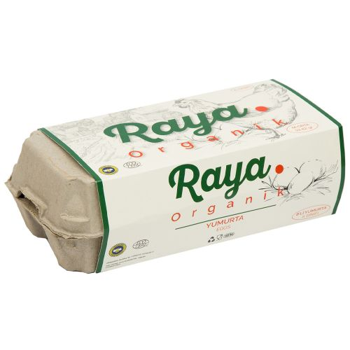 Raya Organik Yumurta 8 Adet (53-62 Gr)