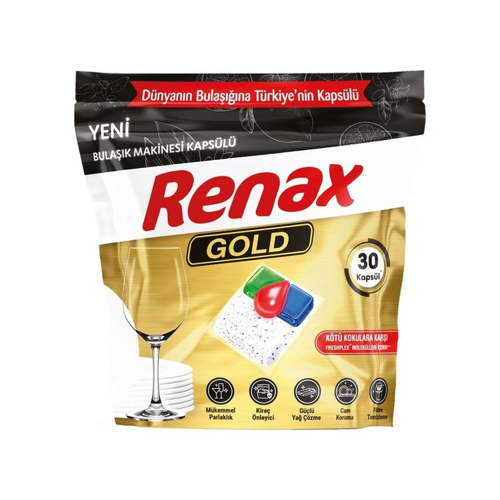 Renax Gold Bulaşık Makinesi Kapsülü 30 Adet