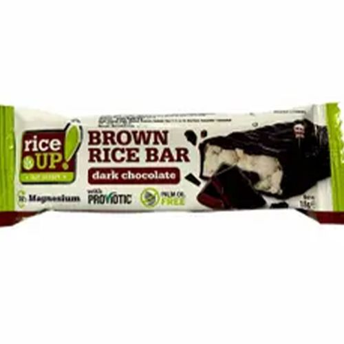Rice Up Brown Rice Bar Dark 18 Gr