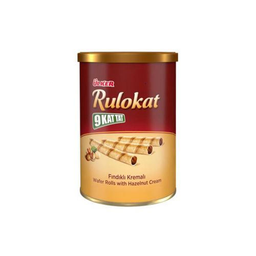 Rulokat Gofret Rulo Fındık Kremalı 170 Gr