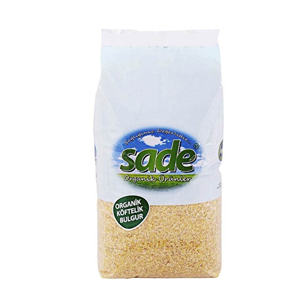 Sade Organik Köftelik Bulgur 1 Kg