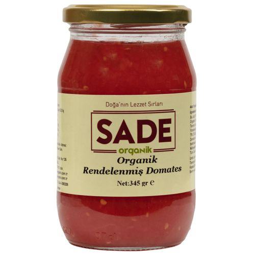 Sade Organik Rendelenmiş Domates 345 Gr