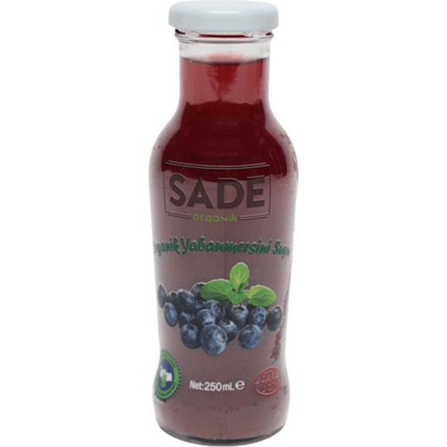 Sade Organik Yaban Mersini Suyu 250 Ml