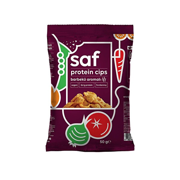 Saf Nutrition Barbekü Aromalı Protein Cips 50 Gr
