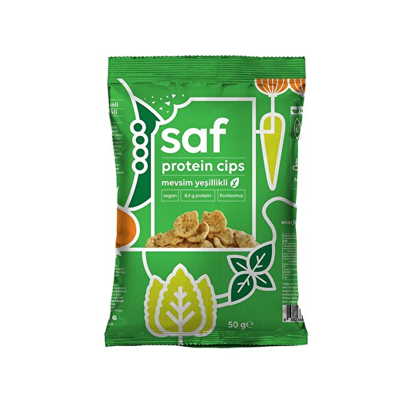 Saf Nutrition Mevsim Yeşillikli Protein Cips 50 Gr
