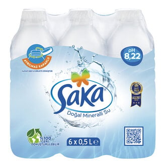 Saka Doğal Mineralli Su 3 Lt