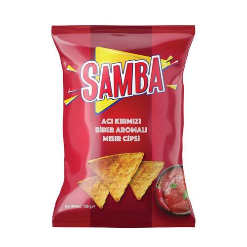 Samba Cips Mısır Acılı 130 Gr