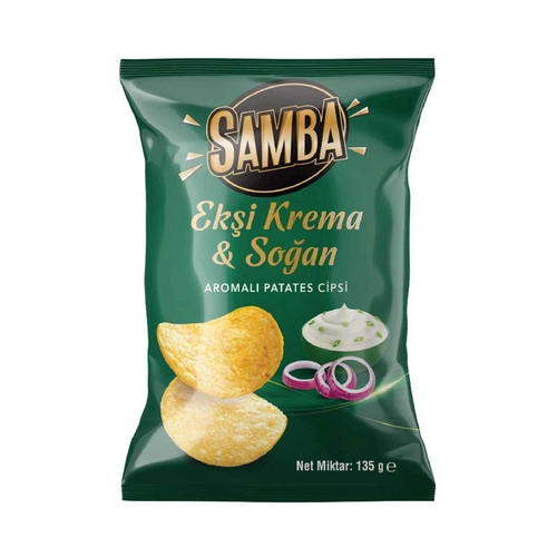 Samba Cips Patates İnce Ekşi Krema Soğan 135 Gr