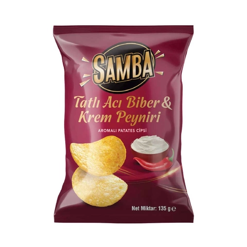 Samba Cips Patates İnce Tatlı Acı 135 Gr