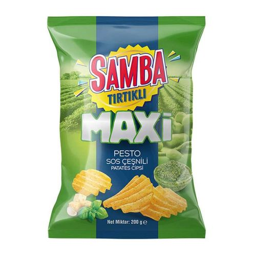 Samba Cips Patates Tırtıklı Pesto 200 Gr