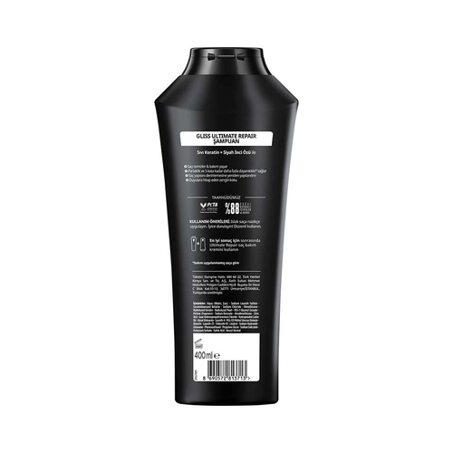 Şampuan 400 Ml Ultımate Repaır Glıss