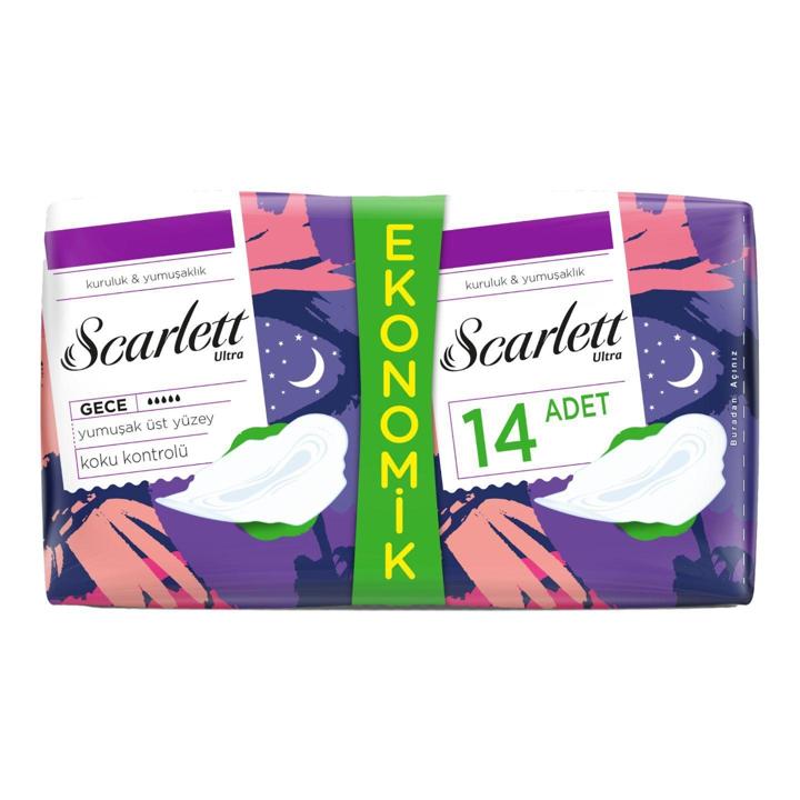 Scarlett Gece Hijyenik Ped 14 Adet