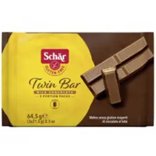 Schar Glutensiz Çikolata Twin Bar 64.5 Gr