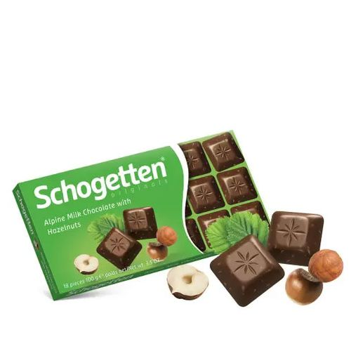 Schogetten Alpine Milk Hazelnuts 100 Gr