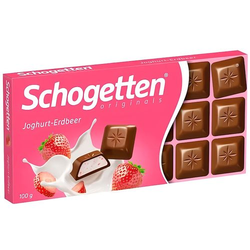 Schogetten Yoghurt Strawberry 100 Gr