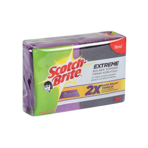Scotch-Brite Extreme Tırnak Koruyuculu Bulaşık Süngeri 2 Adet