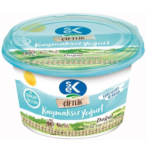 Sek Çiftlik Kaymaksız Yoğurt 450 Gr