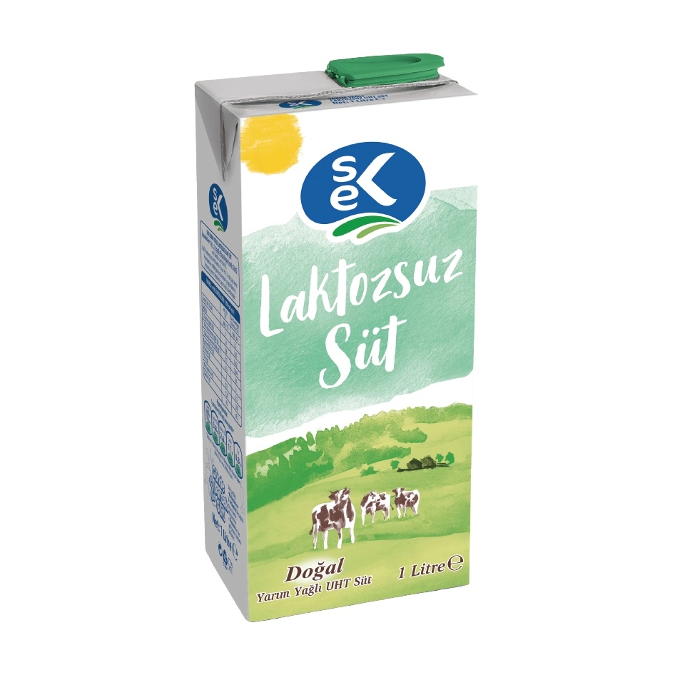 Sek Laktozsuz Süt 1 Lt