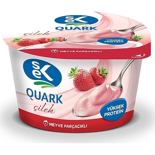 Sek Quark Çilekli 140 Gr