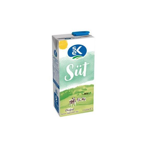 Sek Yarım Yağlı Süt 1 Lt