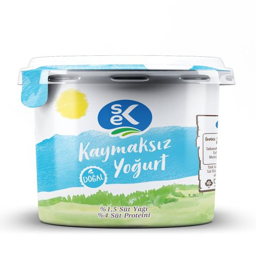 Sek Yarım Yağlı Yoğurt 1500 Gr
