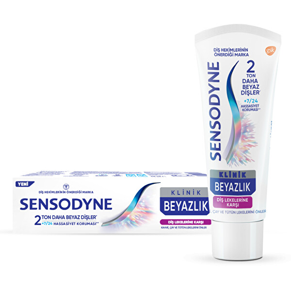 Sensodyne Klinik Beyaz Leke Karşıtı Diş Macunu 75 Ml
