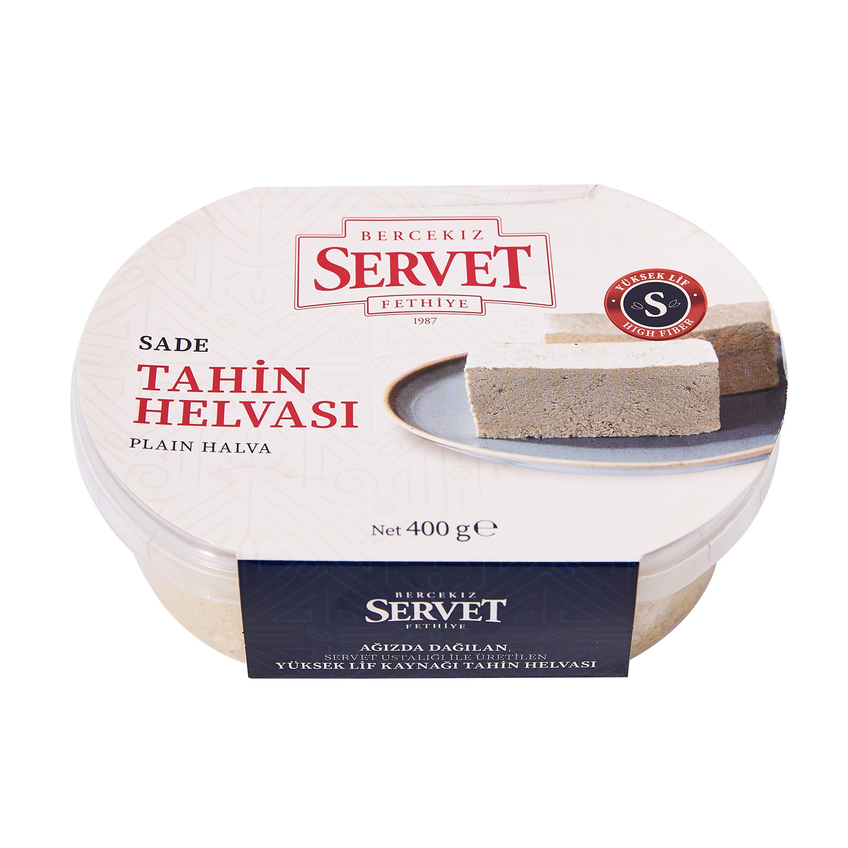 Servet Şekerleme Sade Tahin Helvası 400 Gr