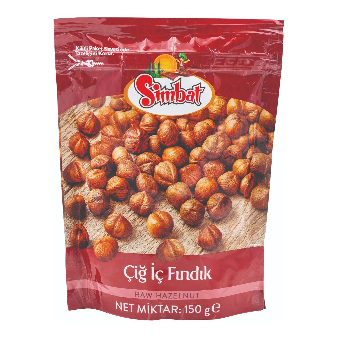 Simbat Çiğ ve Tuzlu Kavrulmuş Fındık 150 Gr