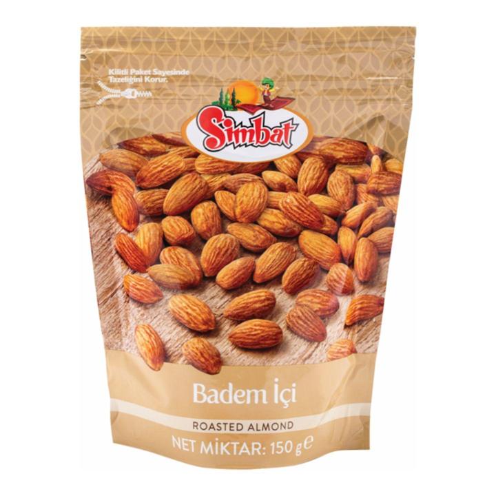 Simbat Kavrulmuş Çiğ Badem İçi 150 Gr