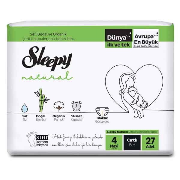 Sleepy Natural 4 Numara Maxi 27 Adet