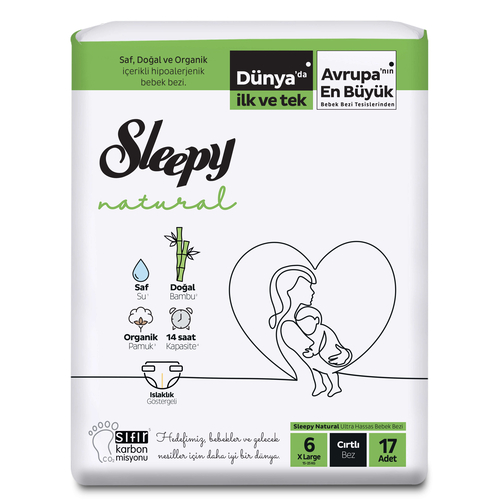 Sleepy Natural Jumbo Xlarge 17 Adet