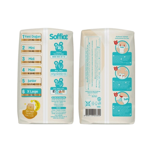 Soffio Çocuk Bezi Extra Large 7 Adet