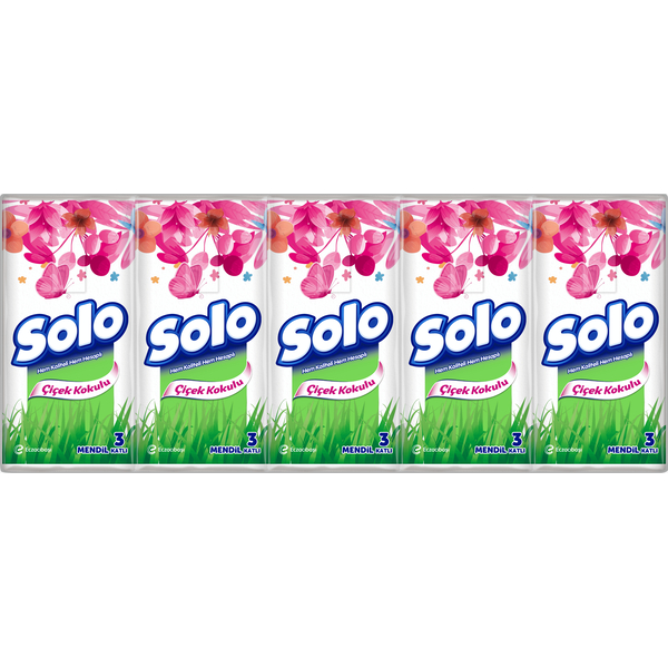 Solo Kağıt Mendil 3 Katlı 10 Adet