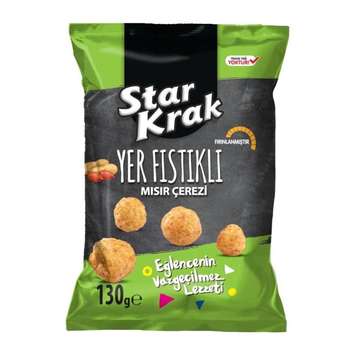 Star Krak Yer Fıstıklı Mısır Çerezi 150 Gr