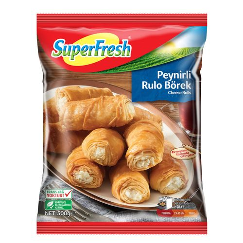 Süperfresh Rulo Börek Peynirli 500 Gr