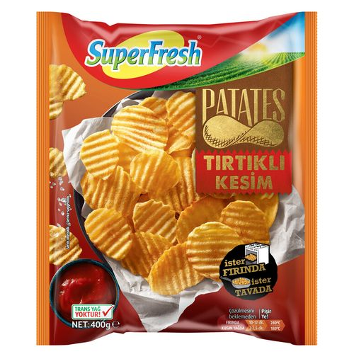 SuperFresh Cips Kesim Patates 400 Gr
