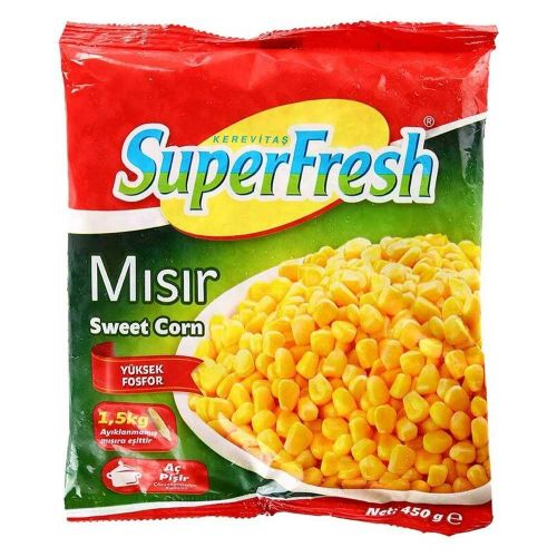 SuperFresh Dondurulmuş Mısır 450 Gr