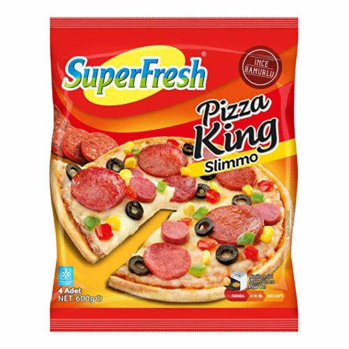Superfresh Dondurulmuş Pizza King İnce 600 GR