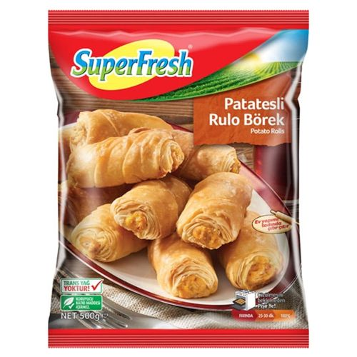 Superfresh Patatesli Rulo Börek 500 Gr