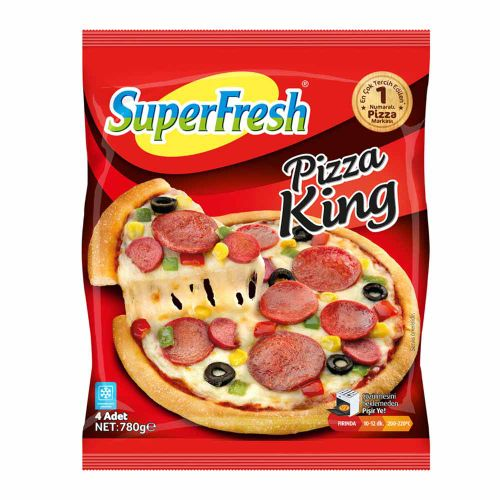 Superfresh Slimmo King Dondurulmuş Pizza 600 Gr