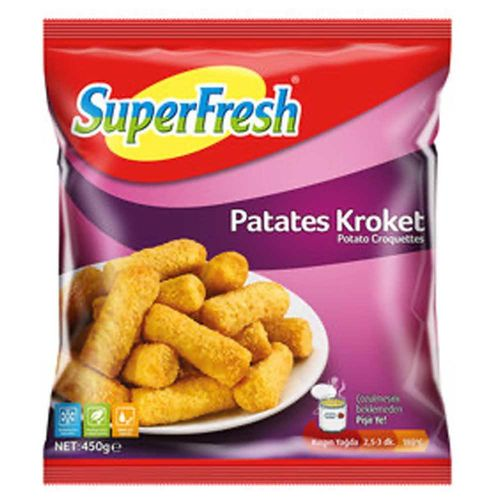 Superfresh Patates Kroket 450 Gr