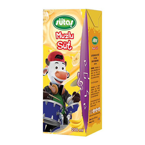 Sütaş Süt Muzlu 200 Ml