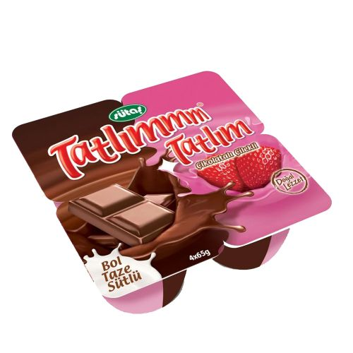 Sütaş Tatlımmm Çilek 4 x 65 Gr