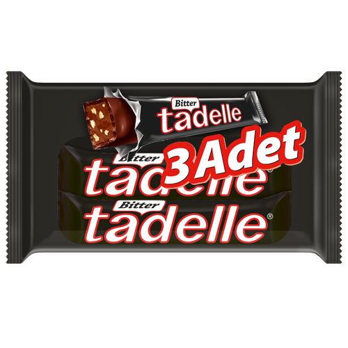 Tadelle Fındık Dolgulu Bitter Çikolata 90 Gr