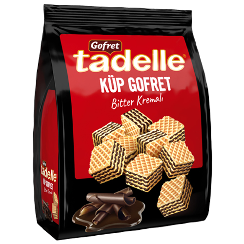 Tadelle Gofret Küp Bitter Çikolata 200 Gr