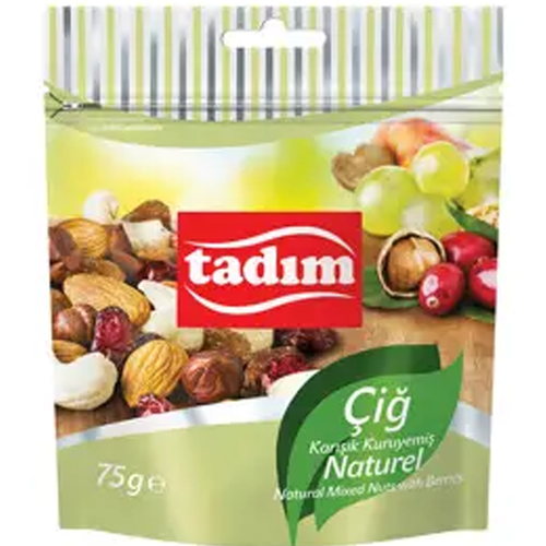 Tadım Naturel Karışık Kuruyemiş 75 Gr