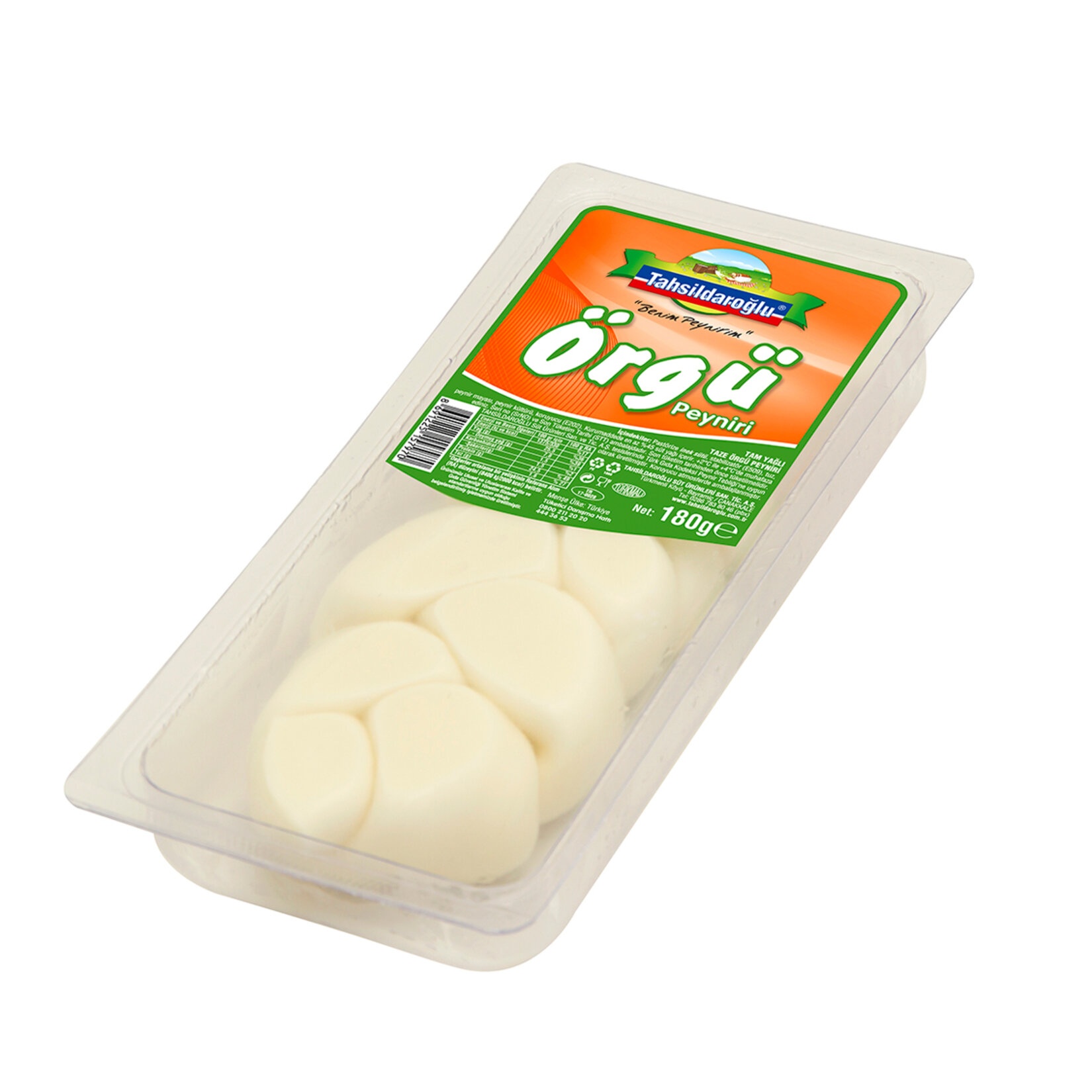 Tahsildaroğlu Taze Tam Yağlı Örgü Peyniri 180 Gr