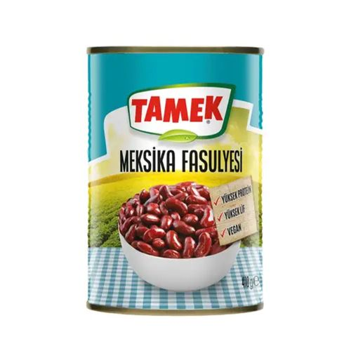 Tamek Haşlanmış Meksika Fasulyesi 410 Gr